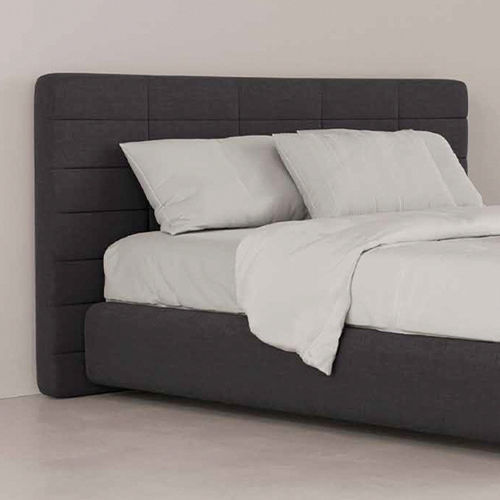 Double bed headboard - SEAM - Fine Furniture - contemporary / fabric / anthracite