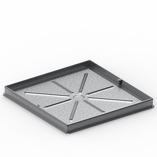 Galvanised steel manhole cover - TAMPA SERIE LIGEIRA DISCRETA - IFEC - Industria de Ferragens do Centro - A15 / B125
