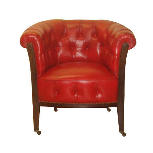 Chesterfield club chair - Chambord - L'Atelier du Club - leather / fir / handmade