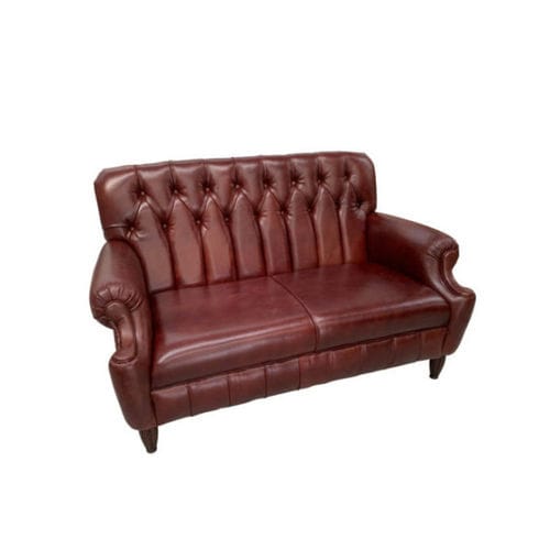 Chesterfield sofa - Arnold - L'Atelier du Club - leather / sheepskin / with armrests