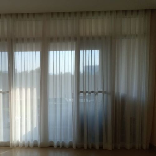 Plain sheer curtain fabric - Pachers Blinding Trading LLC - nylon ...