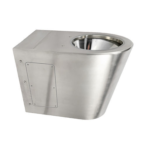Free-standing toilet - TYTON III - LOGGERE - stainless steel / home / commercial