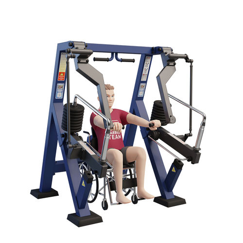 Chest press weight training machine - MB 7.30.3 STREETBARBELL+  - Streetbarbell - outdoor / commercial