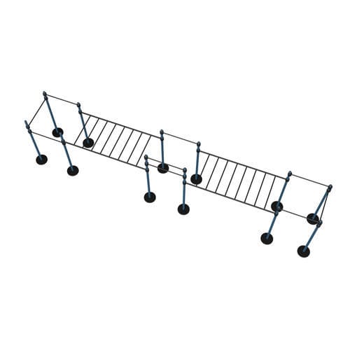 Public space fitness trail ladder - MB 7.60/3 - Streetbarbell