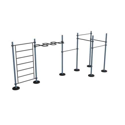 Public space fitness trail ladder - MB 7.60/12  - Streetbarbell