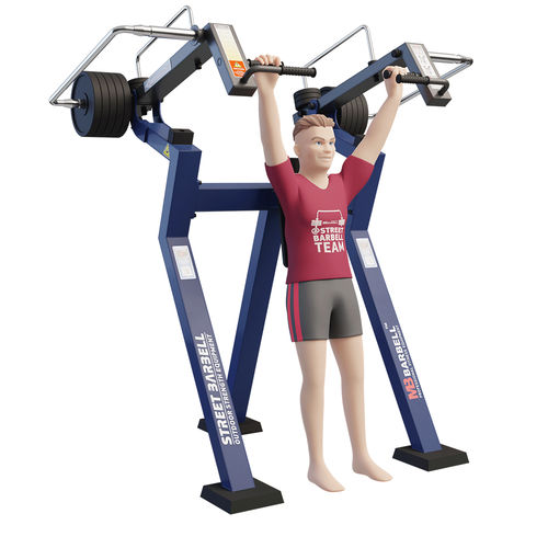 Press weight training machine - MB 7.29 VERTICAL   - Streetbarbell - outdoor / commercial