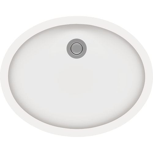 Built-in washbasin - LA JOSEPHINE - Durasein - acrylic / custom / round