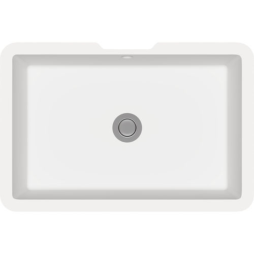 Built-in washbasin - LE MARCEL - Durasein - acrylic / custom / rectangular