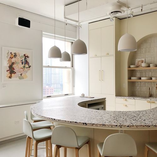 Natural stone stone slab - LICHEN IMC - concrete collaborative - for wall / for interior / matte