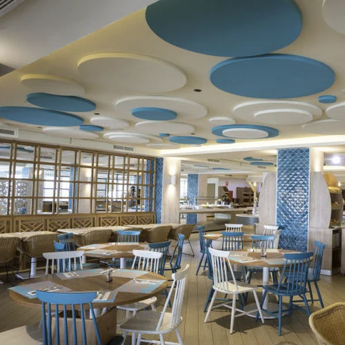 Ceiling acoustic panel - Circle - ECOcero - PET / round / white