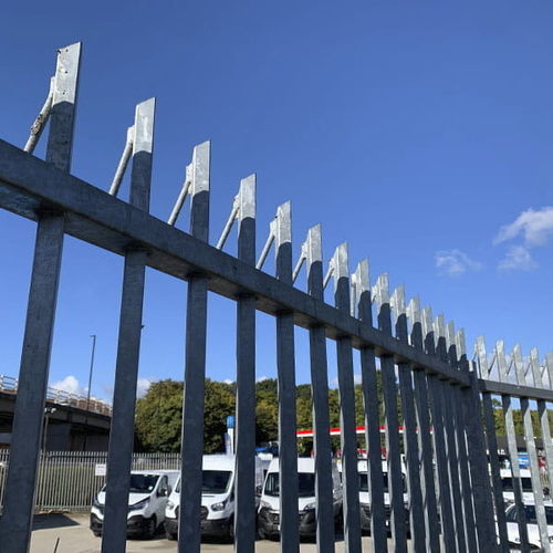 Welded mesh fencing - BARBICAN® BARBED TOP - Jacksons Fencing - residential / commercial / industrial