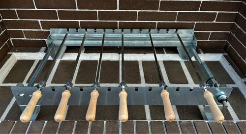 Stainless steel skewer holder - 1118 - Sxistolithos