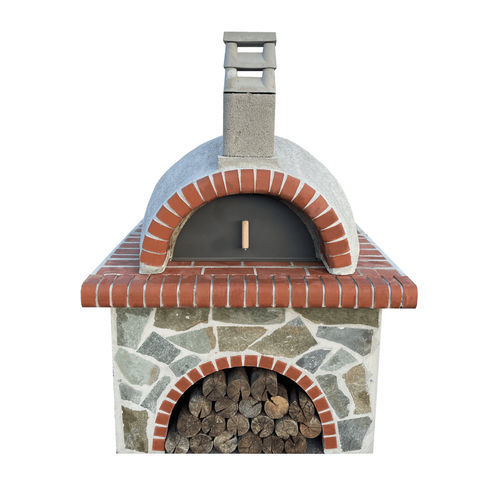Wood-burning oven - 0407 - Sxistolithos - convection / free-standing / single