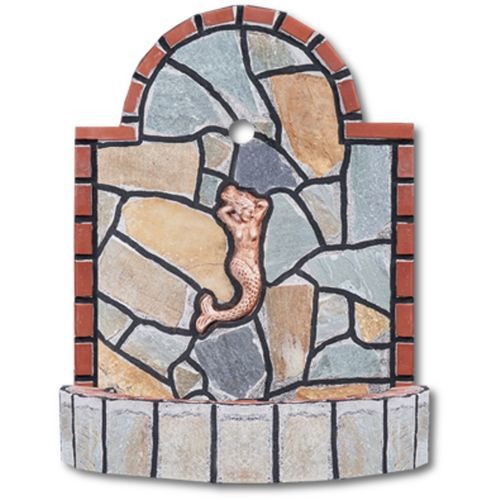 Garden fountain - 0603 - Sxistolithos - floor-mounted / stone / ceramic