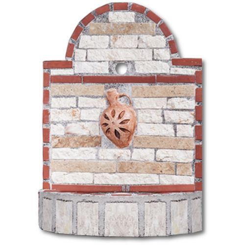 Garden fountain - 0617 - Sxistolithos - floor-mounted / stone / ceramic