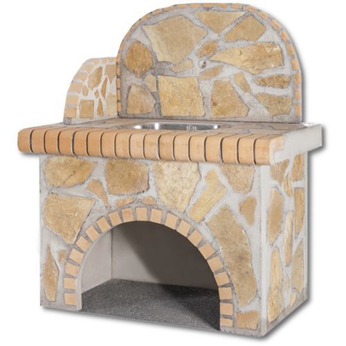 Garden fountain - 0801 - Sxistolithos - floor-mounted / ceramic / stone