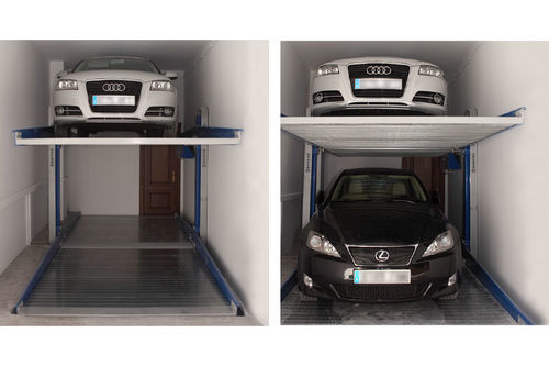 Multi-level parking system - SPACER 25/2 - O.ME.R. SpA - mechanical / electric / hydraulic