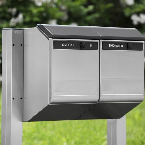 Wall-mounted mailbox - PL-3 - Stala - with post / individual