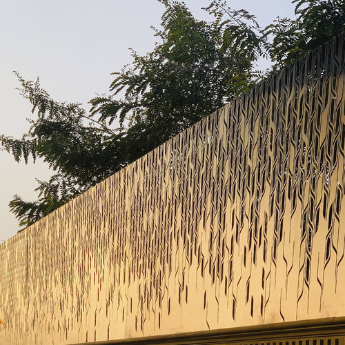 Panel cladding - CROWN - Axes in Excess - metal / aluminum / canvas