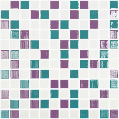 Glass mosaic tile - DIVERSITÀ - Vetros GmbH - high-gloss / indoor / bathroom