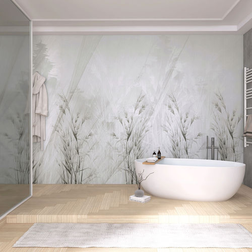Contemporary wallpaper - ALTROVE - rimura Srl - nonwoven fabric / fiberglass / polyester