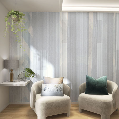 Contemporary wallpaper - RIFLESSI - rimura Srl - fabric / fiberglass / polyester