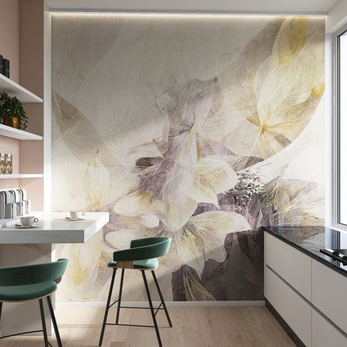 Contemporary wallpaper - NINFA - rimura Srl - fabric / fiberglass / vinyl