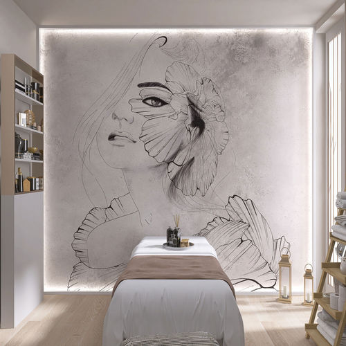 Contemporary wallpaper - SEÑORITA - rimura Srl - fabric / fiberglass / vinyl