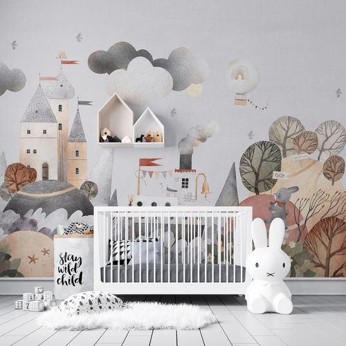 Contemporary wallpaper - ISLANDS - rimura Srl - fiberglass / polyester / vinyl
