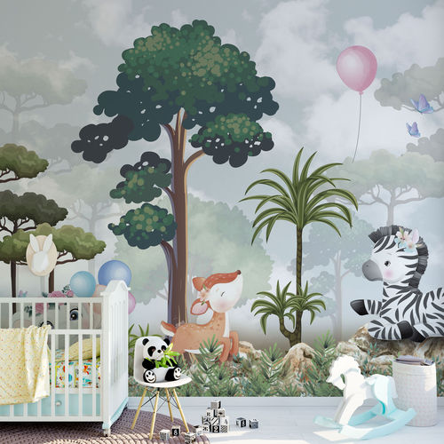 Contemporary wallpaper - IL BOSCHETTO - rimura Srl - fiberglass / polyester / vinyl