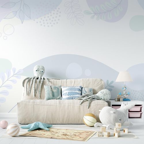Contemporary wallpaper - PICCOLHILL - rimura Srl - nonwoven fabric / fiberglass / polyester