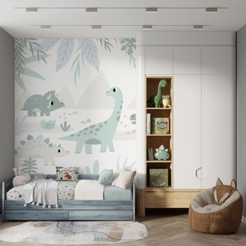 Contemporary wallpaper - PIEDINO - rimura Srl - nonwoven fabric / fiberglass / polyester