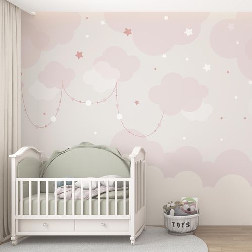 Contemporary wallpaper - MARSHMALLOW - rimura Srl - nonwoven fabric / fiberglass / polyester