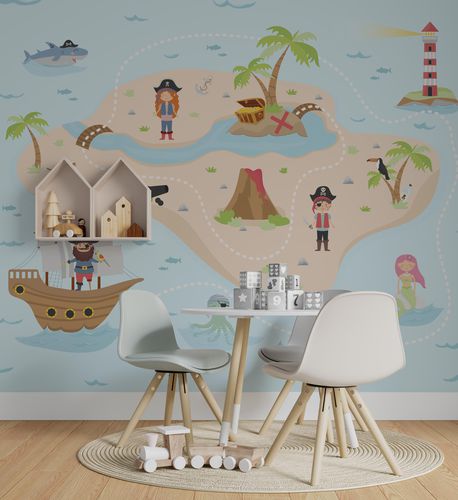 Contemporary wallpaper - MONKEY ISLAND - rimura Srl - nonwoven fabric / fiberglass / polyester
