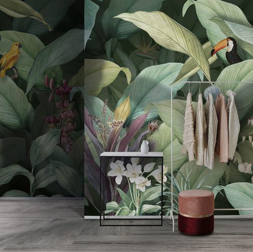 Contemporary wallpaper - MARICA - rimura Srl - nonwoven fabric / fiberglass / polyester