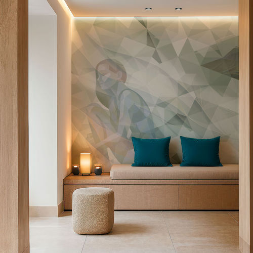 Contemporary wallpaper - SELENE - rimura Srl - linen / patterned / wallpaper look