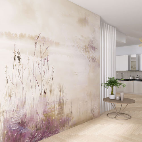 Contemporary wallpaper - EVINRUDE - rimura Srl - linen / nature pattern / wallpaper look