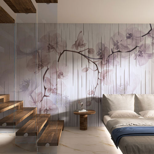 Contemporary wallpaper - HIME - rimura Srl - linen / nature pattern / wallpaper look