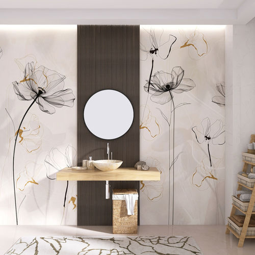 Contemporary wallpaper - BLACKIE - rimura Srl - fiberglass / polyester / vinyl