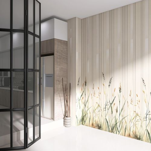 Contemporary wallpaper - SUBURBS - rimura Srl - fiberglass / polyester / vinyl