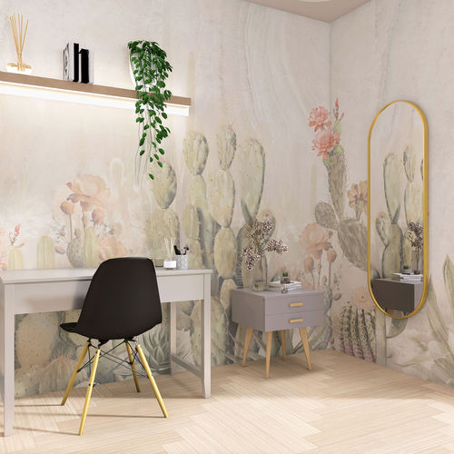 Contemporary wallpaper - OASI PASTELLO - rimura Srl - nonwoven fabric / fiberglass / polyester