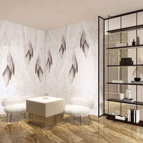 Contemporary wallpaper - UPSIDE DOWN - rimura Srl - nonwoven fabric / fiberglass / polyester