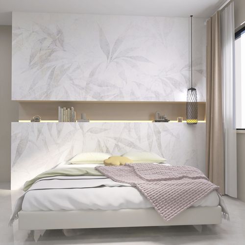 Contemporary wallpaper - EUCALIPTO - rimura Srl - nonwoven fabric / fiberglass / polyester