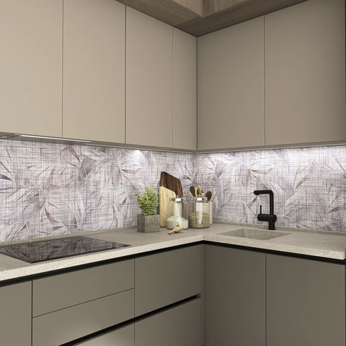 Contemporary wallpaper - PIUME - rimura Srl - linen / patterned / wallpaper look