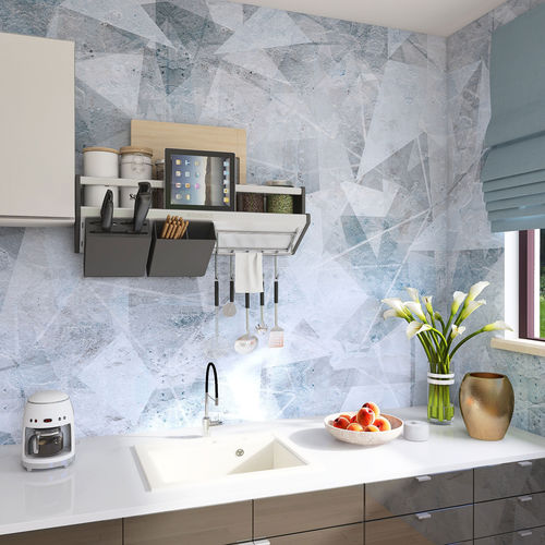 Contemporary wallpaper - ILLUSION - rimura Srl - nonwoven fabric / fiberglass / polyester