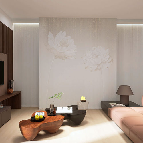 Contemporary wallpaper - ÂME - rimura Srl - fabric / fiberglass / vinyl