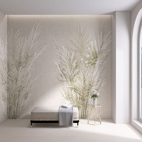 Contemporary wallpaper - HEDGE - rimura Srl - fabric / fiberglass / vinyl