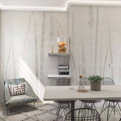Contemporary wallpaper - SWING - rimura Srl - fabric / fiberglass / vinyl