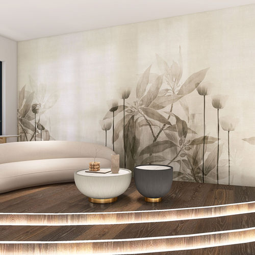Contemporary wallpaper - AKARI - rimura Srl - fiberglass / polyester / vinyl