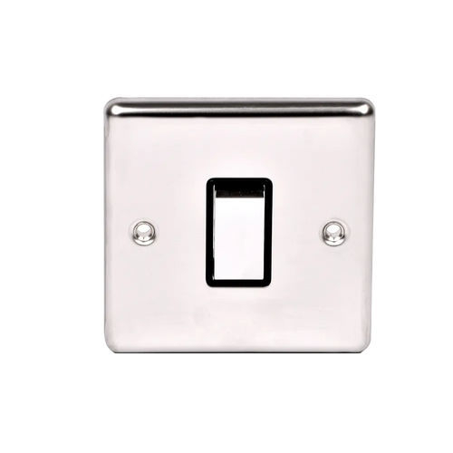 Light switch - 416 - GL - rocker / recessed / chrome